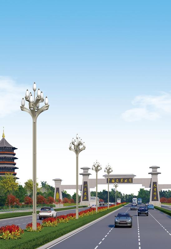 玉兰灯造型景观灯